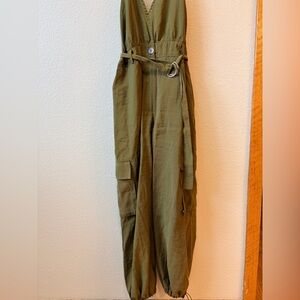 Zara Green Women's Jumpsuit